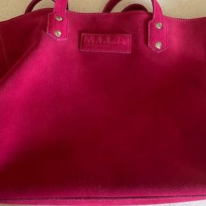 MILA Luxe Bag in Pink Cherry